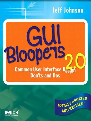 cover image of GUI Bloopers 2.0